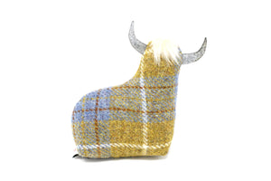 Harris Tweed Mini Highland Cow